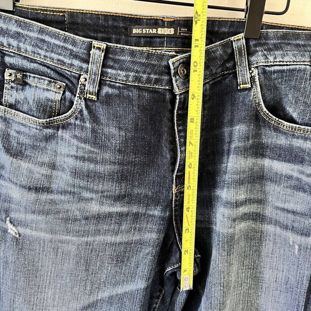 BIG STAR Jeans Women’s Kate Straight Leg Mid Rise Fit Denim - 31R - Picture 9 of 14